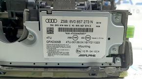 Монитор, дисплей, навигация Audi A3 8V 15-20 MMI Bang and Olufsen, с черной накладкой, царапины, воздух под стеклом