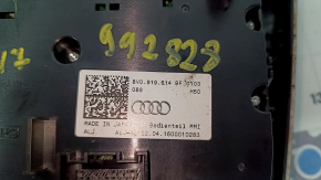 Управление мультимедиа Audi A3 8V 17-18 с накладкой под Start-Stop, навигацию без Premium Audio, царапины, тычки, сломано крепление