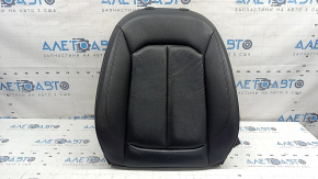 Обшивка спинки пассажирского сиденья Audi A3 8V 15-20 4d, 5d кожа черная, подогрев