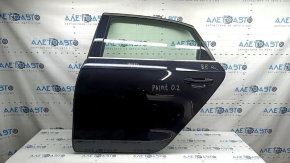 Дверь в сборе задняя левая VW Passat b8 16-19 USA, черный LC9X, окрашена 0.20