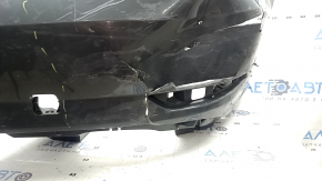 Bara spate nefinisată Audi A3 8V 17-20 fără senzori de parcare, gri, fără mufă, rupturi, suport crăpat, suport nelipit, fragmente lipsă, zgârieturi