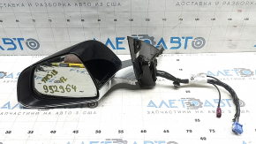 Ansamblu oglindă retrovizoare stânga Tesla Model 3 18-23 13+2 pini, încălzită, cu reglare automată a intensității luminii, cromată, PBSB neagră