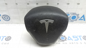 Airbag în volanul șoferului Tesla Model 3 18-23 negru, zgârieturi