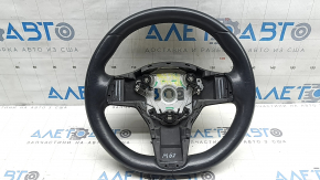 Volan Tesla Model 3 18-23 din piele neagră, neîncălzit, zgârieturi, piele jupuită