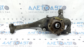 Punte față dreapta cu butuc, Audi A4 B8 13-16 în repaus, rulment bâzâie, șină magnetică deteriorată