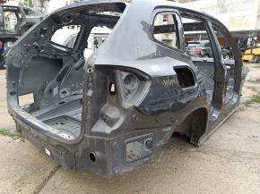 Aripă spate dreapta BMW X3 G01 18-24 pe caroserie, grafit, denivelări, îndoitură