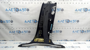 Ornament stâlp central stânga jos BMW X7 G07 19-26 Negru, curățabil chimic