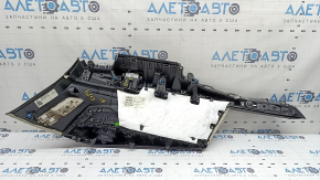 Обшивка арки задняя левая верхняя BMW X7 G07 19-25 Schwarz, с вставкой Elfenbein-Weiss, вставка под дерево с молдингом, царапины, потерто, задиры на коже