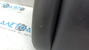 Pernă banchetă spate, rândul 2, stânga, Ford Escape MK3 13-19, piele neagră, șifonată, necesită curățare