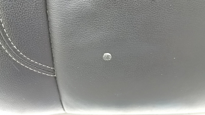 Pernă banchetă spate, rândul 2, stânga, Ford Escape MK3 13-19, piele neagră, șifonată, necesită curățare