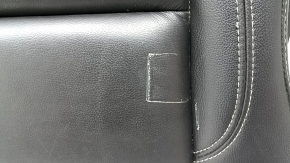 Pernă banchetă spate, rândul 2, stânga, Ford Escape MK3 13-19, piele neagră, șifonată, necesită curățare