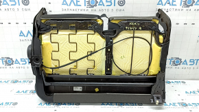 Pernă banchetă spate, rândul 2, stânga, Ford Escape MK3 13-19, piele neagră, șifonată, necesită curățare