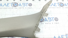 Ornament stâlp față, stânga sus BMW X7 G07 19-26 Elfenbein-Weiss, cu dop, pentru curățare chimică