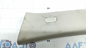 Ornament stâlp față, stânga sus BMW X7 G07 19-26 Elfenbein-Weiss, cu dop, pentru curățare chimică