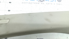 Ornament stâlp față, stânga sus BMW X7 G07 19-26 Elfenbein-Weiss, cu dop, pentru curățare chimică
