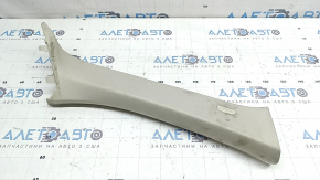 Ornament stâlp față, dreapta sus BMW X7 G07 19-26 Elfenbein-Weiss, cu dop, pentru curățare chimică