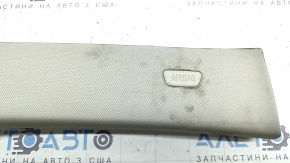 Ornament stâlp față, dreapta sus BMW X7 G07 19-26 Elfenbein-Weiss, cu dop, pentru curățare chimică