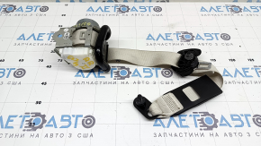 Centură de siguranță dreapta, rândul 2, cu acționare manuală BMW X7 G07 19-26 bej deschis, Elfenbein-Weiss, curățabilă chimic