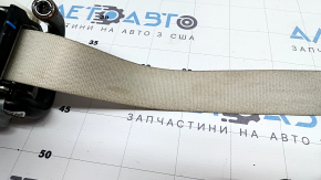 Centură de siguranță dreapta, rândul 2, cu acționare manuală BMW X7 G07 19-26 bej deschis, Elfenbein-Weiss, curățabilă chimic