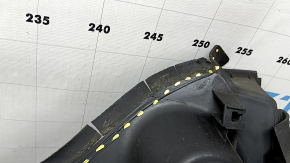 Grilă ștergătoare de parbriz din plastic Ford Escape MK3 13-19 elemente de fixare rupte, garnitură crăpată