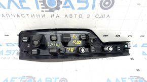 Ornament prag ușă spate stânga BMW X7 G07 19-26 Schwarz pentru 6 locuri, uzat
