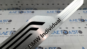 Prag ușă spate dreapta BMW X7 G07 19-26 cromat cu iluminare din spate pentru 6 locuri, individual, zgârieturi
