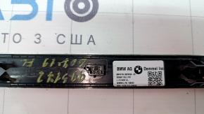 Inserție prag ușă stânga față BMW X7 G07 19-26 cromat cu iluminare din spate, individual, zgârieturi, denivelări