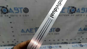Inserție prag ușă dreapta față BMW X7 G07 19-26 cromat cu iluminare din spate, individual, zgârieturi