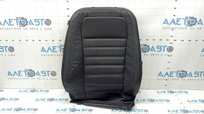 Tapițerie spătar scaun pasager Ford Escape MK3 17-18, piele neagră, încălzită