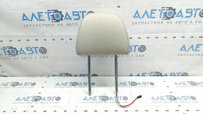 Tetieră față dreapta BMW X7 G07 19-22 Piele Comfort, Elfenbein-Weiss, curățabilă chimic, decupată pe spate