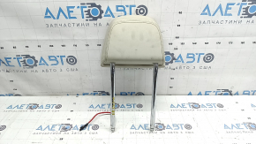 Tetieră față dreapta BMW X7 G07 19-22 Piele Comfort, Elfenbein-Weiss, curățabilă chimic, decupată pe spate
