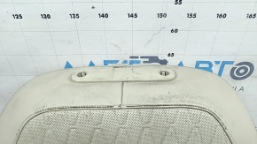 Tapițerie spătar scaun șofer BMW X7 G07 19-22, piele Vernasca, Elfenbein-Weiss, încălzită, cu ventilatoare, curățabilă chimic, piele uzată