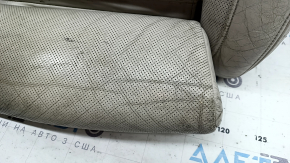 Tapițerie pernă scaun șofer BMW X7 G07 19-25 piele Vernasca, Elfenbein-Weiss, încălzită, cu ventilatoare, curățabilă chimic, piele crăpată