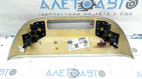 Накладка водительского сиденья задняя верхняя BMW X7 G07 19-26 Elfenbein-Weiss, Komfort, с подсветкой, под химчистку