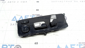Comandă scaun șofer BMW X7 G07 19-26 cu suport lombar și lateral, Comfort, negru lucios cu crom