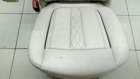 Сиденье 2 ряда левое BMW X7 G07 19-22 с airbag, электрическое, подогрев, под 6 мест, кожа Vernasca, Elfenbein-Weiss, под химчистку