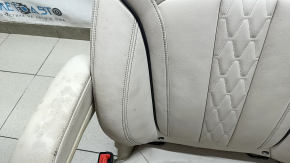 Сиденье 2 ряда левое BMW X7 G07 19-22 с airbag, электрическое, подогрев, под 6 мест, кожа Vernasca, Elfenbein-Weiss, под химчистку