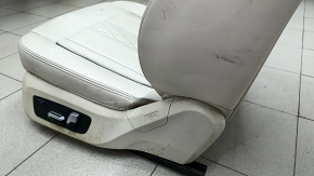Сиденье 2 ряда левое BMW X7 G07 19-22 с airbag, электрическое, подогрев, под 6 мест, кожа Vernasca, Elfenbein-Weiss, под химчистку