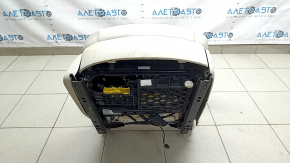 Сиденье 2 ряда правое BMW X7 G07 19-25 с airbag, электрическое, подогрев, под 6 мест, кожа Vernasca, Elfenbein-Weiss, под химчистку, надрывы задней нижней накладки
