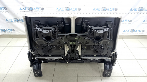 Задний ряд сидений 3 ряд BMW X7 G07 19-22 электрический, подогрев, под 6 мест, кожа Elfenbein-Weiss, Komfort, под химчистку, надрыв накладки защелок ремней безопасности
