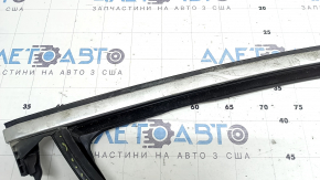 Молдинг двери верхний передней правой с уплотнителем стекла BMW X7 G07 19-26 матовый хром, в клее, надрыв уплотнителя