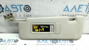 Vizor stânga BMW X7 G07 19-26 Elfenbein-Weiss, fără cârlig, curățabil chimic