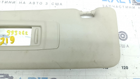 Козырек левый BMW X7 G07 19-26 Elfenbein-Weiss, без крючка, под химчистку