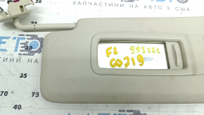 Козырек левый BMW X7 G07 19-26 Elfenbein-Weiss, без крючка, под химчистку