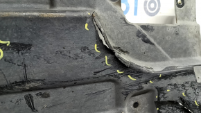 Protecție sub caroserie spate stânga BMW X3 G01 18-24, ruptă, îndoită