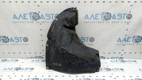 Căptușeală apărătoare de noroi față stânga, partea din față a unui BMW X3 G01 18-21, uzată, îndoită, ruptă