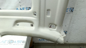 Căptușeală plafon BMW X7 G07 19-26 pentru geamurile panoramice și gurile de ventilație din al 3-lea rând de scaune, Elfenbein-Weiss, curățabil chimic, crestături, rupturi