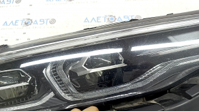 Фара передняя правая в сборе BMW X7 G07 19-22 LED с кронштейном и уплотнителем, под полировку, желтит LED
