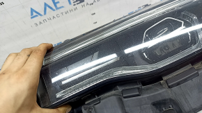 Фара передняя левая в сборе BMW X7 G07 19-22 LED с кронштейном и уплотнителем,  под полировку, желтит LED