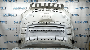 Капот голый Jeep Cherokee KL 19-23 алюминий, белый PW7, вмятины, тычки